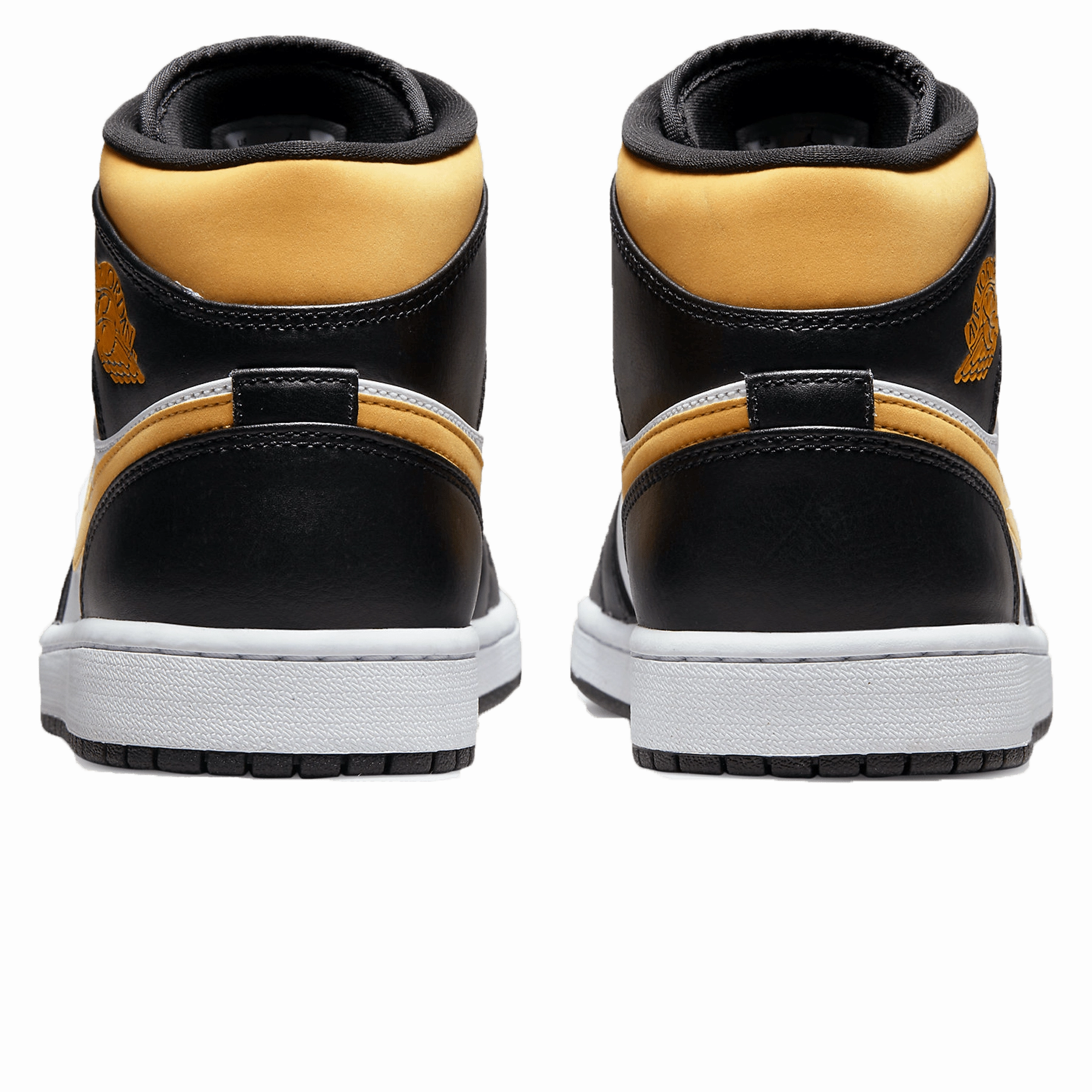 Air Jordan 1 Mid 'Black University Gold' Air Jordan 1 Mid streetwear shoes