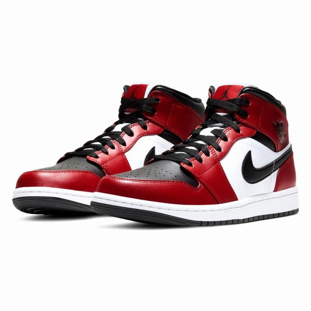 Air Jordan 1 Mid 'Chicago Black Toe' Air Jordan 1 Mid streetwear shoes