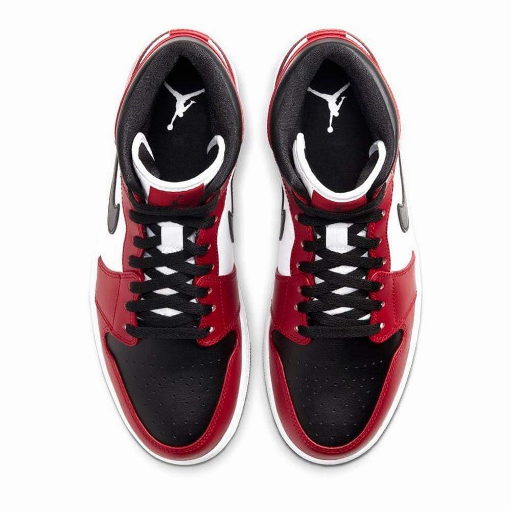 Air Jordan 1 Mid 'Chicago Black Toe' Air Jordan 1 Mid streetwear shoes