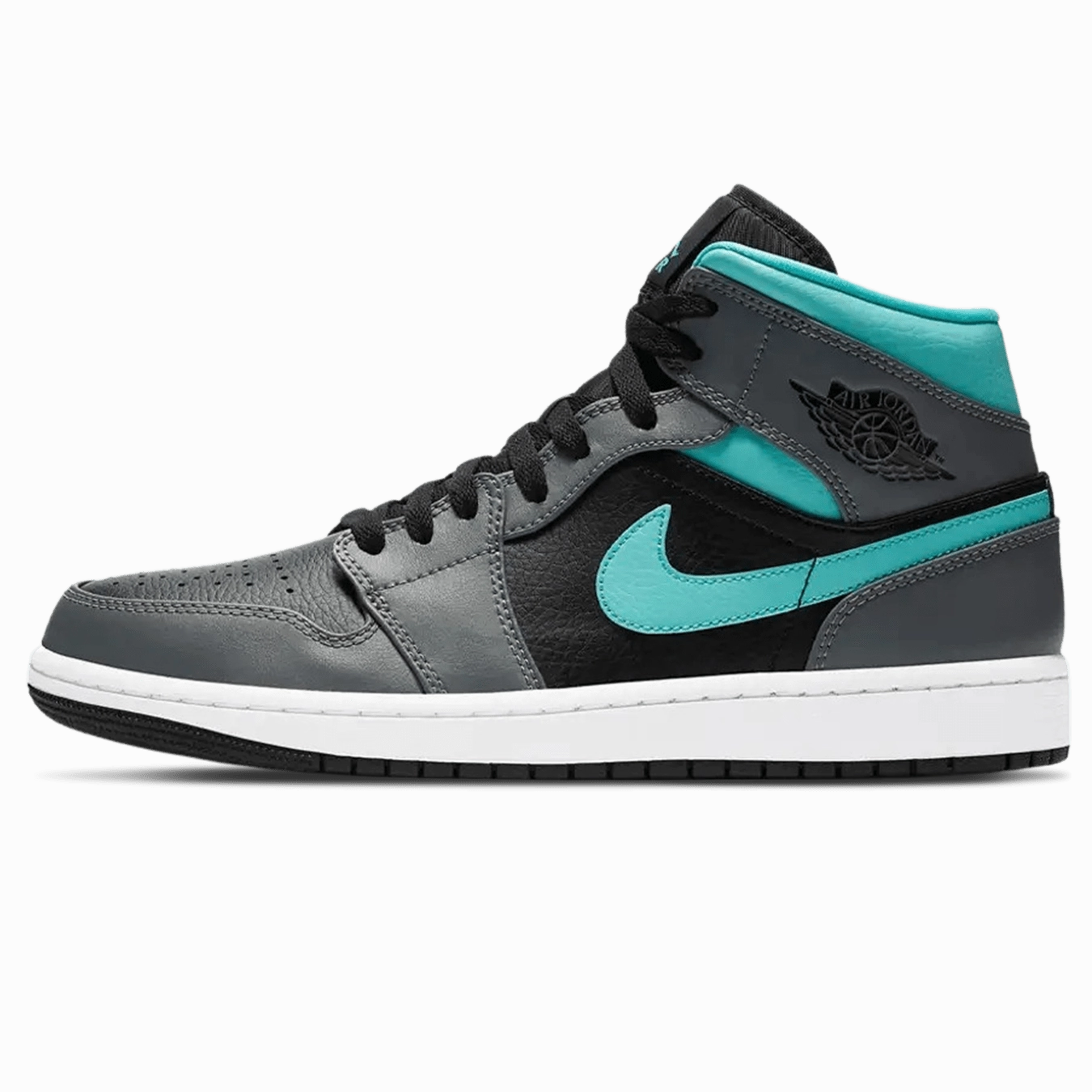 Air Jordan 1 Mid 'Grey Aqua' Air Jordan 1 Mid versatile shoes for daily wear