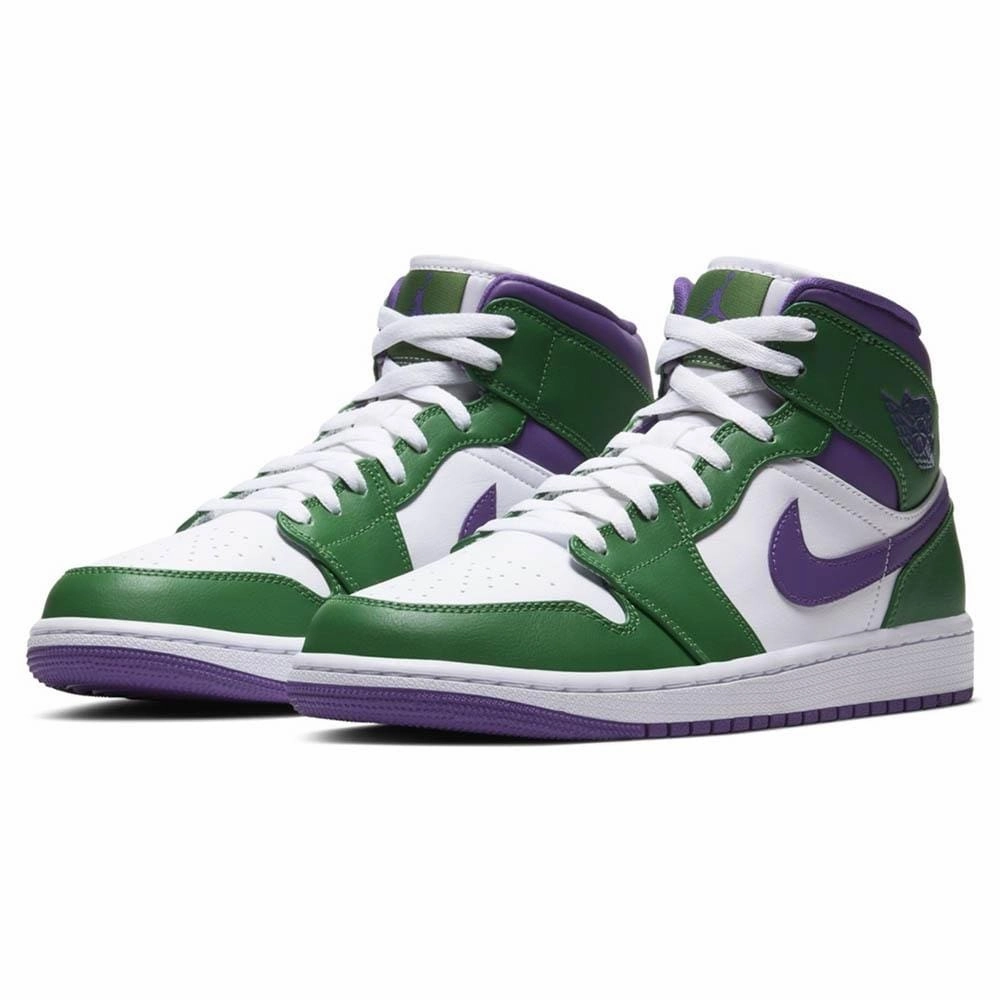Air Jordan 1 Mid 'Hulk' Air Jordan 1 vintage style sneakers