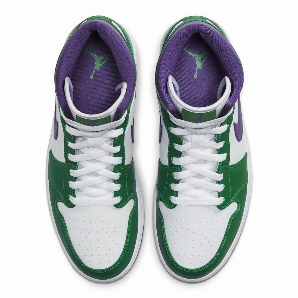 Air Jordan 1 Mid 'Hulk' Air Jordan 1 vintage style sneakers
