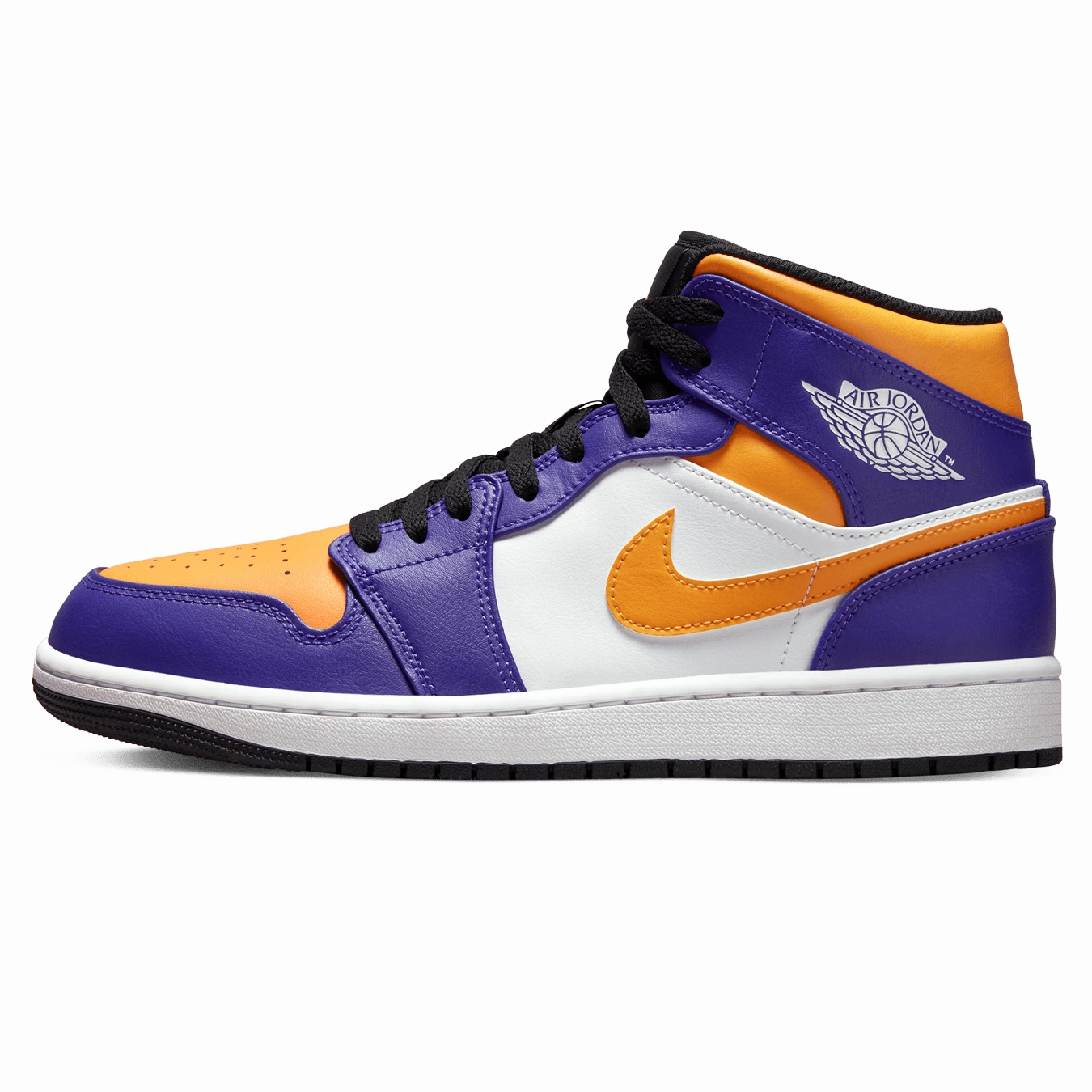 Air Jordan 1 Mid 'Lakers' Air Jordan 1 Mid versatile shoes for daily wear