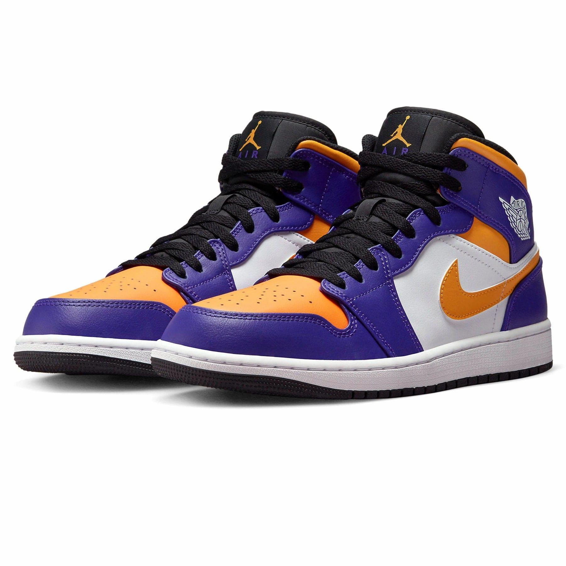 Air Jordan 1 Mid 'Lakers' Air Jordan 1 Mid streetwear shoes