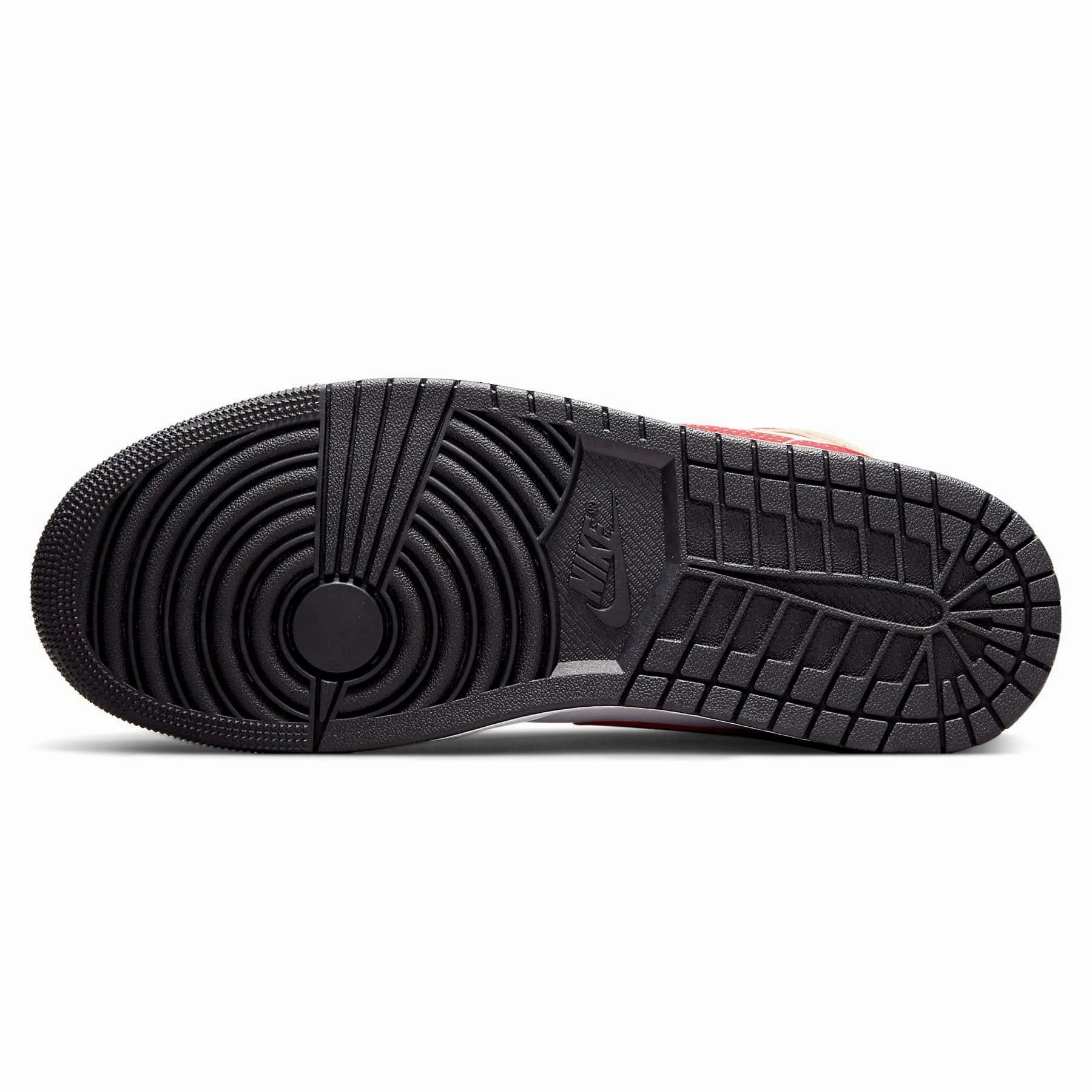 Air Jordan 1 Mid 'Light Curry Cardinal Red' Air Jordan 1 Mid streetwear shoes