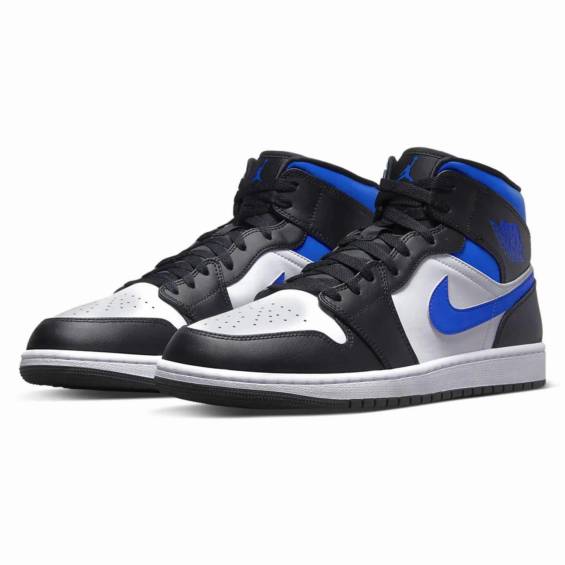 Air Jordan 1 Mid 'Racer Blue' Air Jordan 1 vintage style sneakers