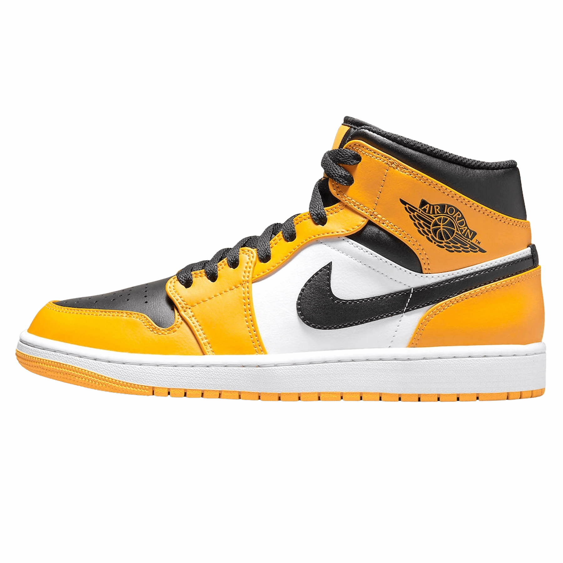 Air Jordan 1 Mid 'Reverse Yellow Toe' Air Jordan 1 Mid versatile shoes for daily wear