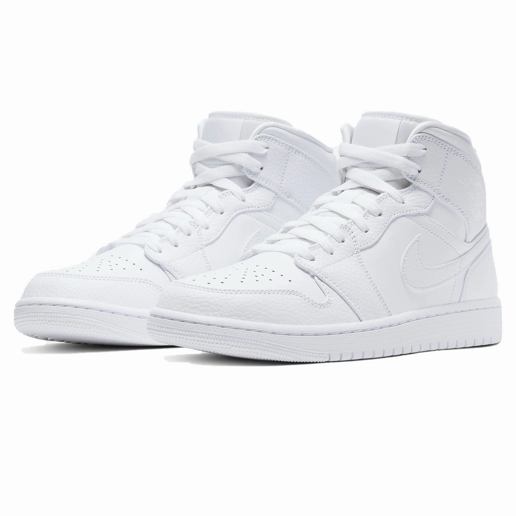Air Jordan 1 Mid 'Triple White' Air Jordan 1 Mid streetwear shoes