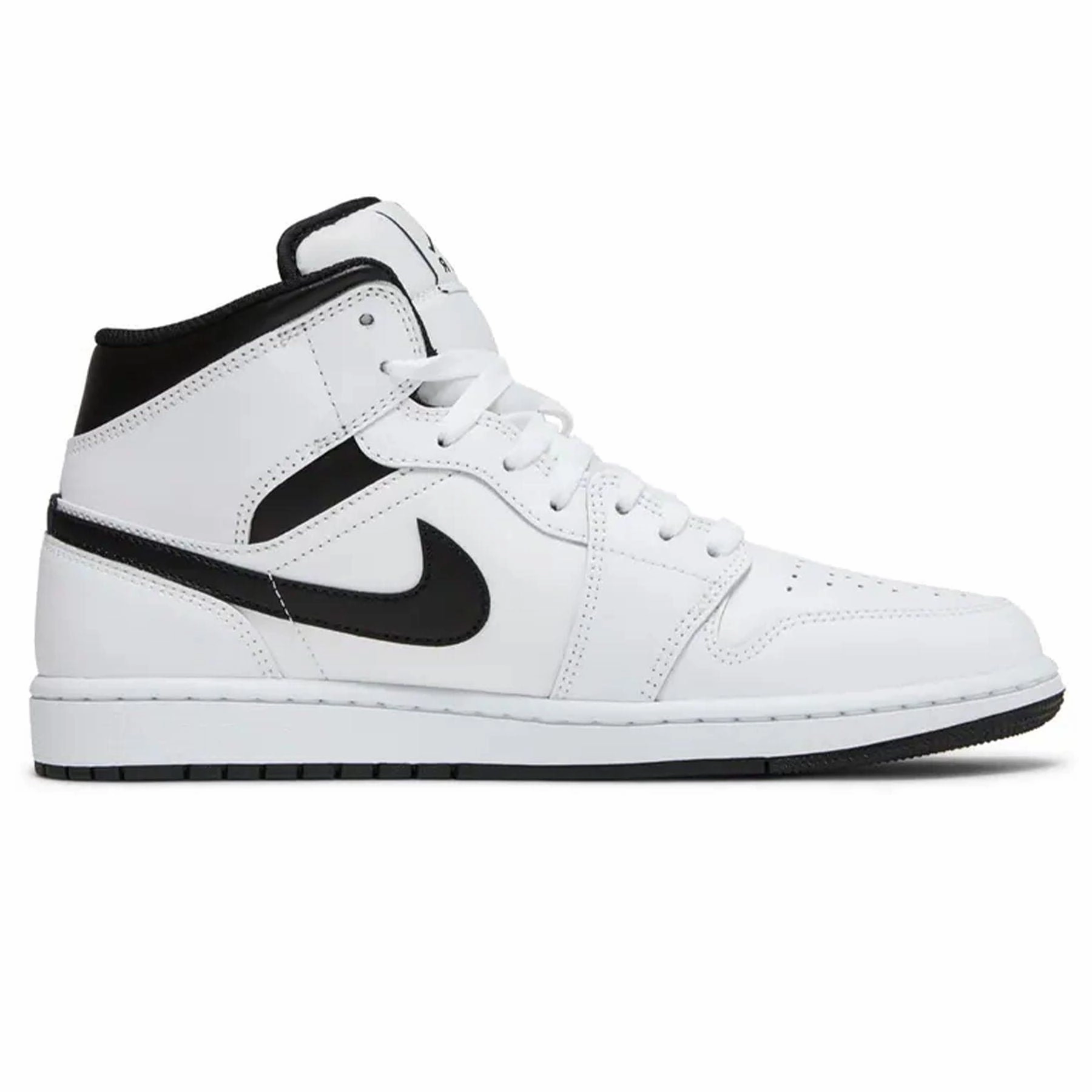 Air Jordan 1 Mid 'White Black' Air Jordan 1 Mid streetwear shoes