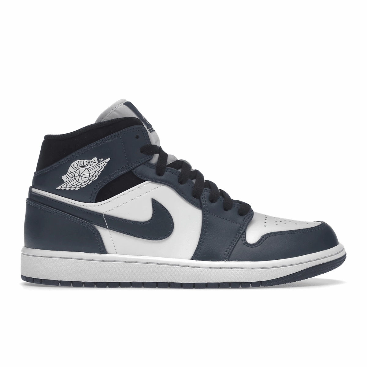 Air Jordan 1 Mid Armory Navy Air Jordan 1 Mid sneakers with bold retro vibes