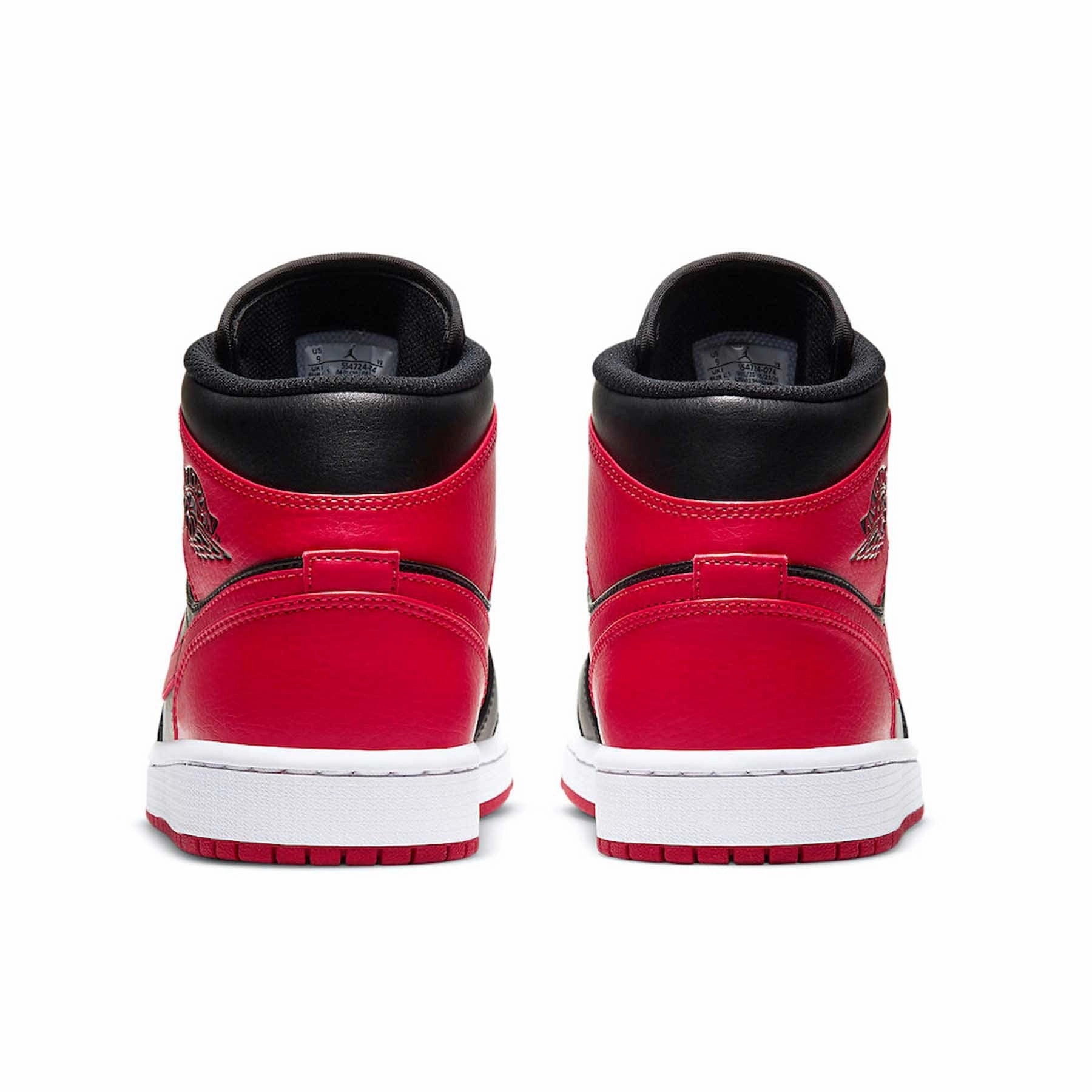 Air Jordan 1 Mid Banned 2020 Air Jordan 1 vintage style sneakers