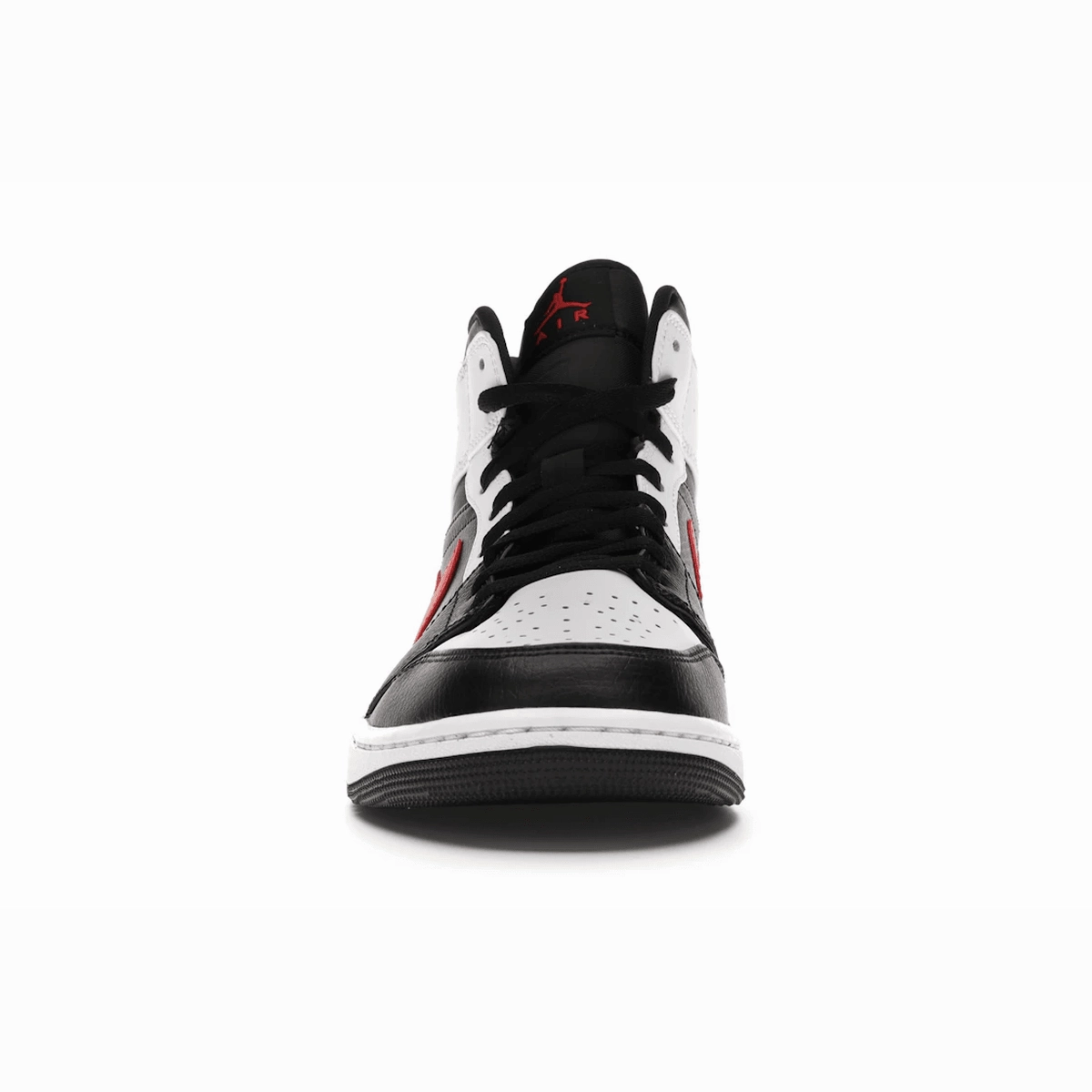 Air Jordan 1 Mid Black Chile Red White Air Jordan 1 Mid retro sneakers