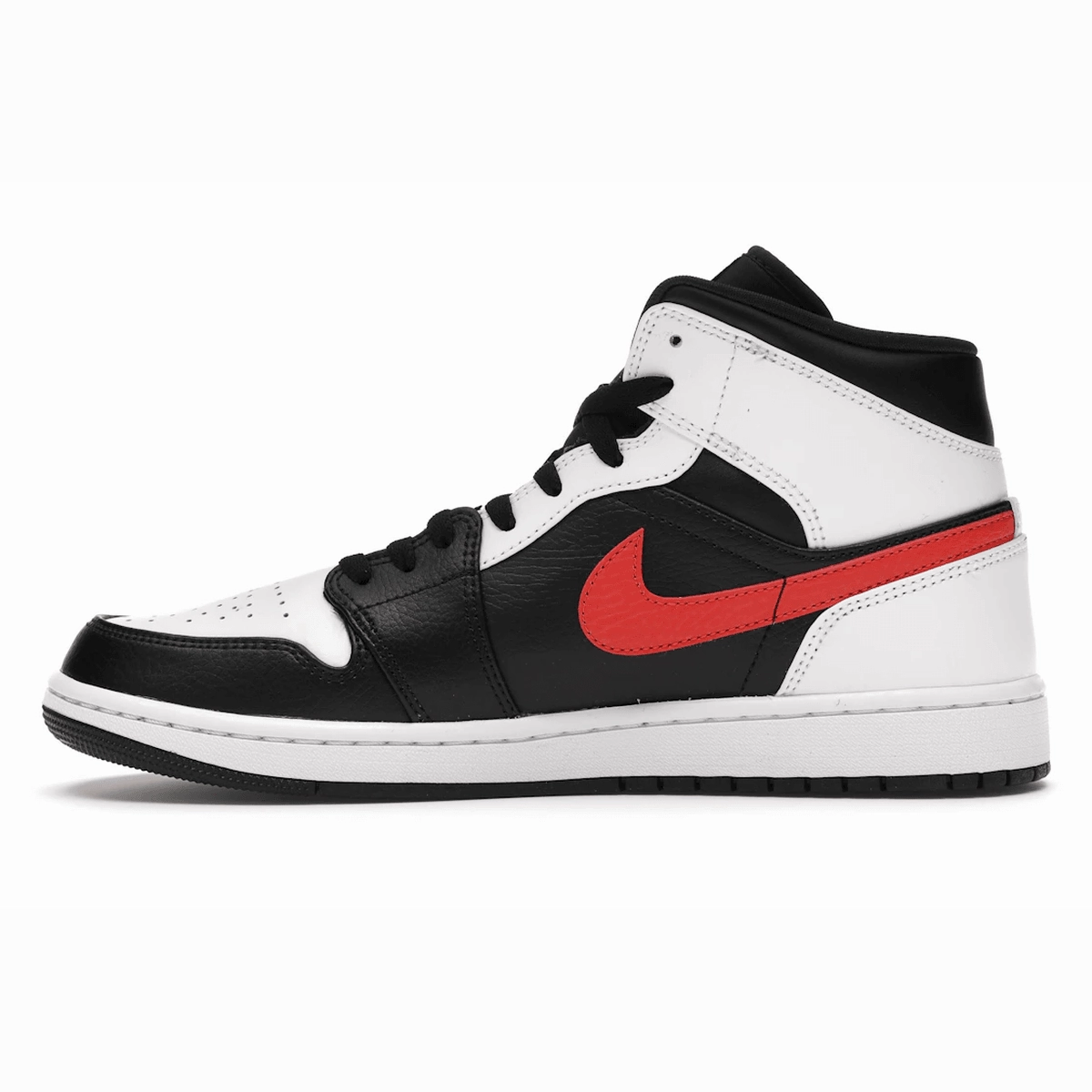 Air Jordan 1 Mid Black Chile Red White Air Jordan 1 Mid retro sneakers