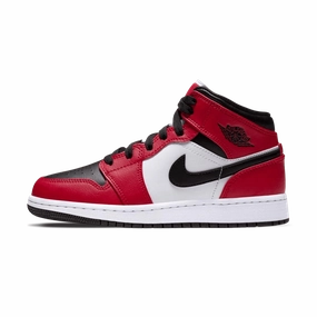 Air Jordan 1 Mid Chicago Black Toe GS Air Jordan 1 Mid versatile shoes for daily wear