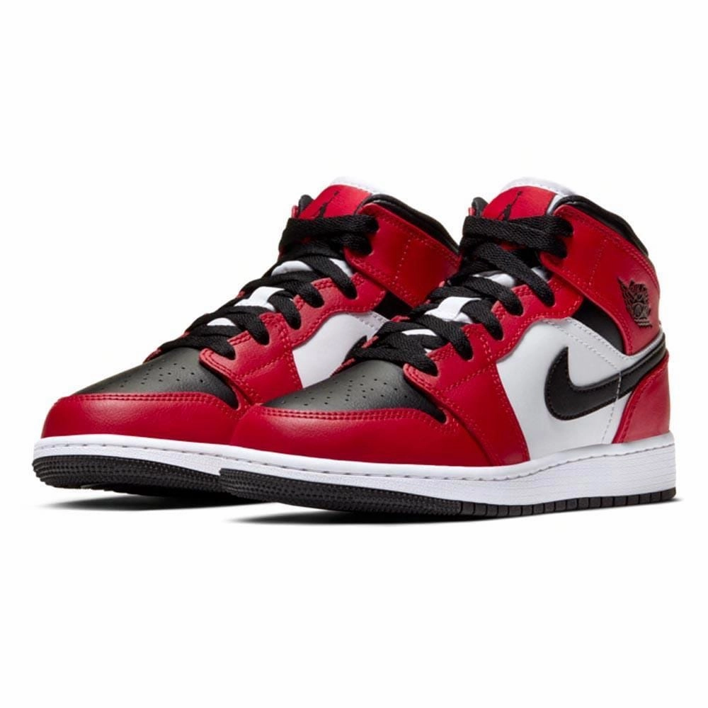 Air Jordan 1 Mid Chicago Black Toe GS Air Jordan 1 Mid streetwear shoes