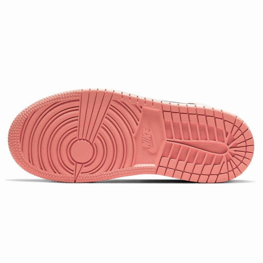 Air Jordan 1 Mid Children's 'Pink Quartz' (PS) Air Jordan 1 Mid streetwear shoes