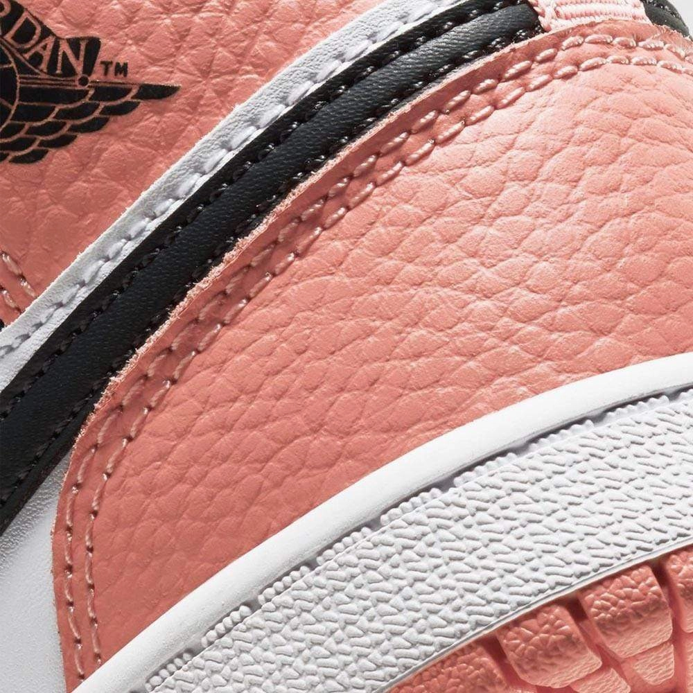 Air Jordan 1 Mid Children's 'Pink Quartz' (PS) Air Jordan 1 Mid streetwear shoes