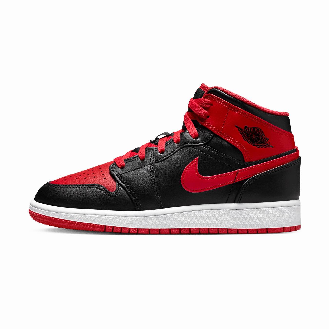 Air Jordan 1 Mid GS 'Alternate Bred' Air Jordan 1 Mid versatile shoes for daily wear