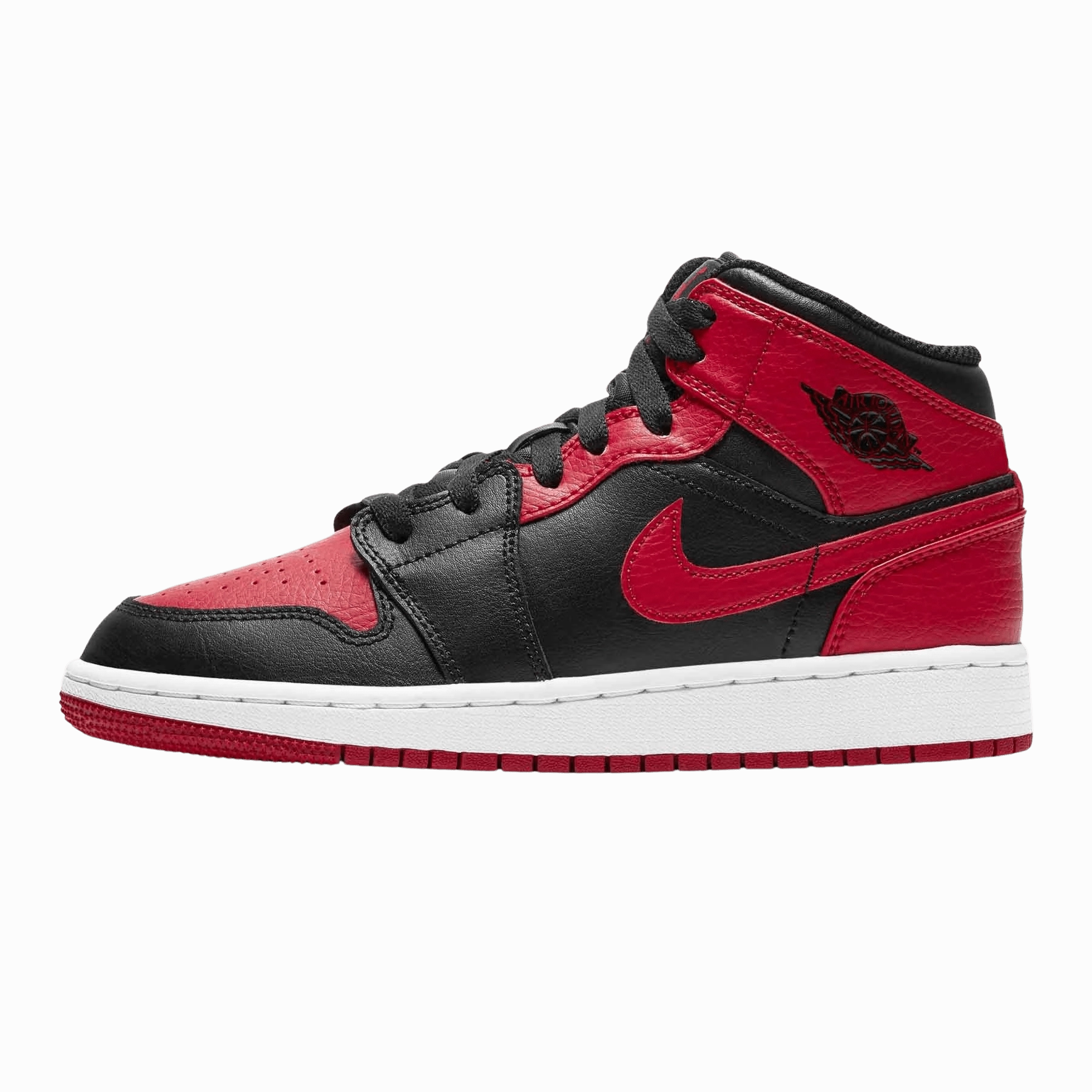 Air Jordan 1 Mid GS 'Banned' Air Jordan 1 Mid versatile shoes for daily wear