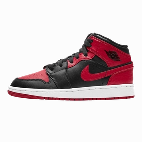 Air Jordan 1 Mid GS 'Banned' Air Jordan 1 Mid versatile shoes for daily wear