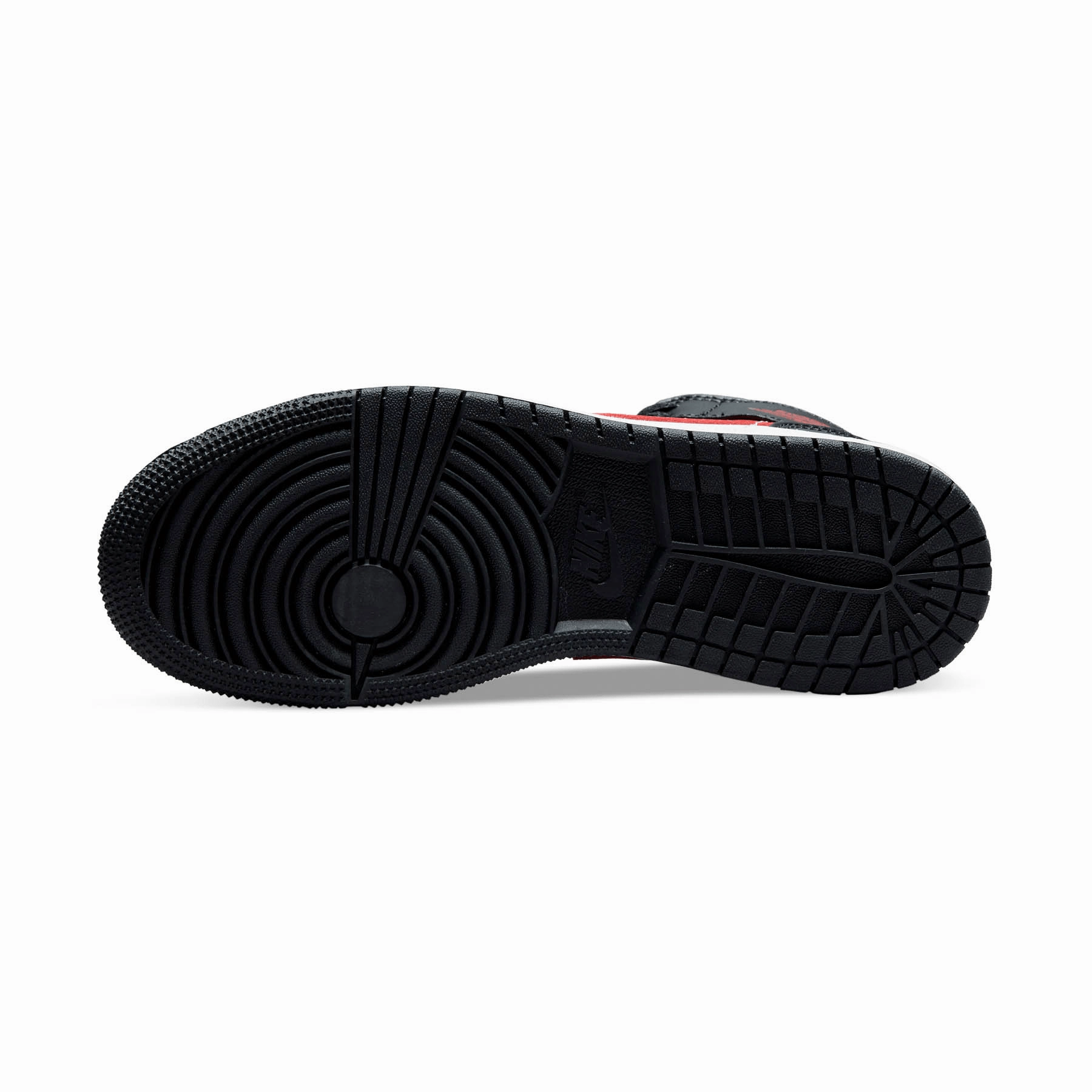 Air Jordan 1 Mid GS 'Black Fire Red' Air Jordan 1 Mid streetwear shoes
