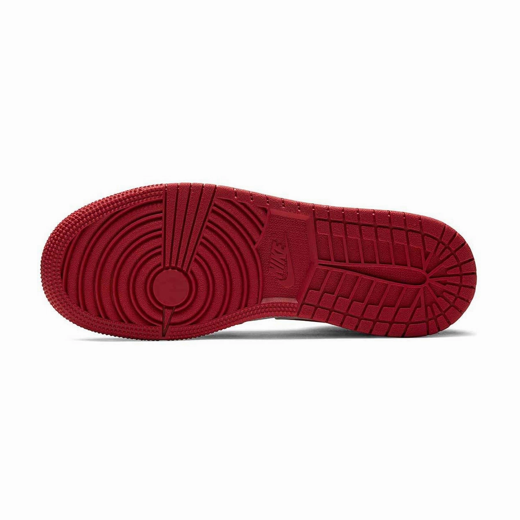 Air Jordan 1 Mid GS 'Black Gym Red' 2021 Air Jordan 1 vintage style sneakers