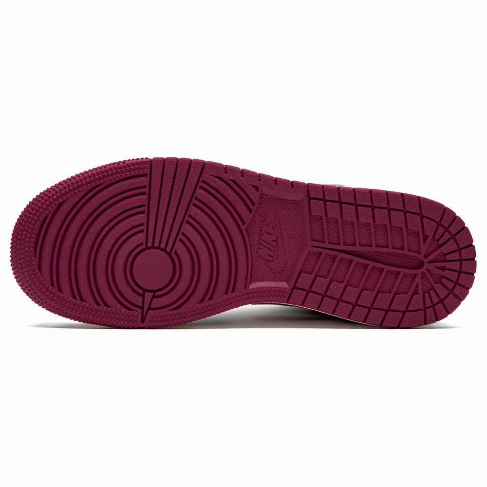 Air Jordan 1 Mid GS 'Black Noble Red' Air Jordan 1 Mid streetwear shoes