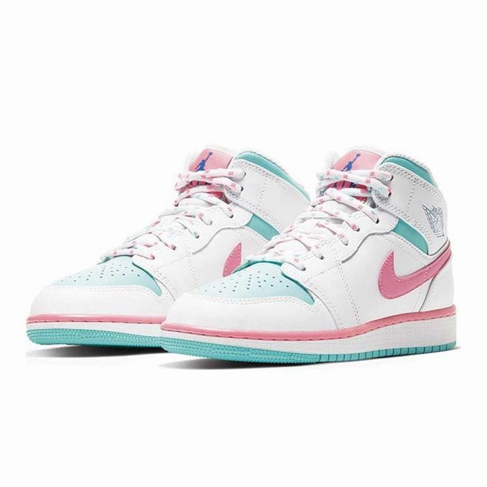 Air Jordan 1 Mid GS 'Digital Pink' Air Jordan 1 Mid streetwear shoes