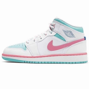 Air Jordan 1 Mid GS 'Digital Pink' Air Jordan 1 Mid versatile shoes for daily wear