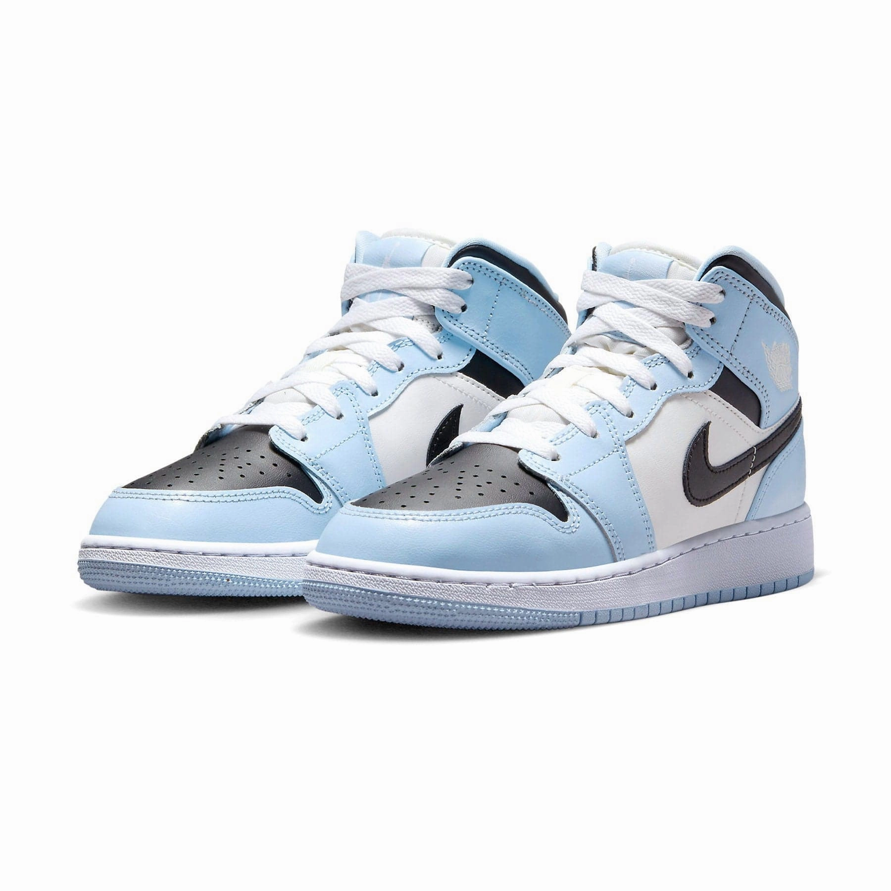 Air Jordan 1 Mid GS 'Ice Blue' Air Jordan 1 Mid streetwear shoes