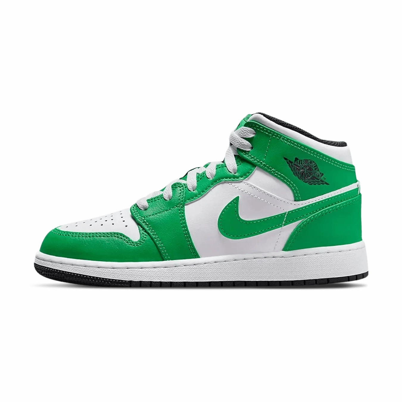 Air Jordan 1 Mid GS 'Lucky Green' Air Jordan 1 timeless sneakers for Jordan fans