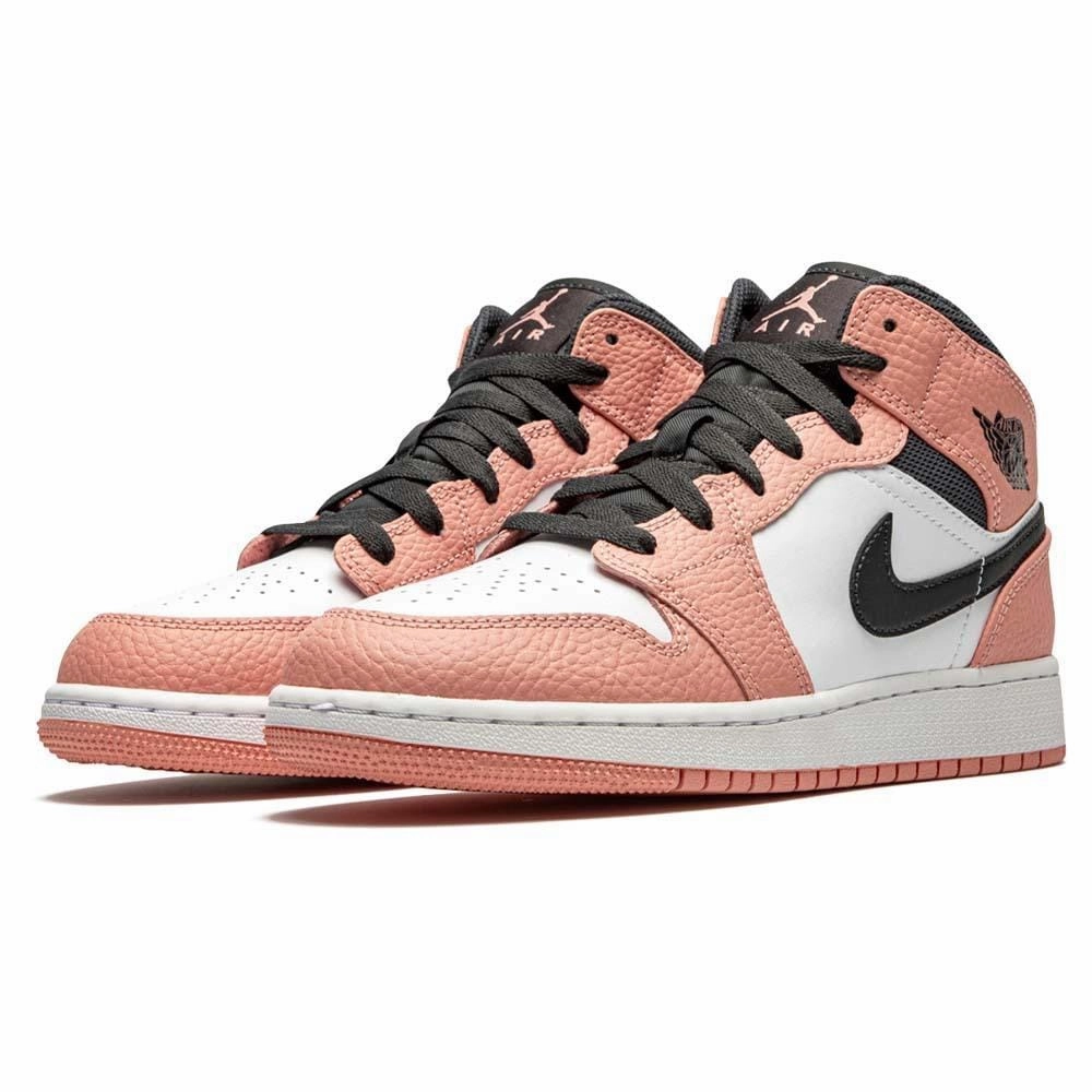 Air Jordan 1 Mid GS 'Pink Quartz' Air Jordan 1 Mid streetwear shoes
