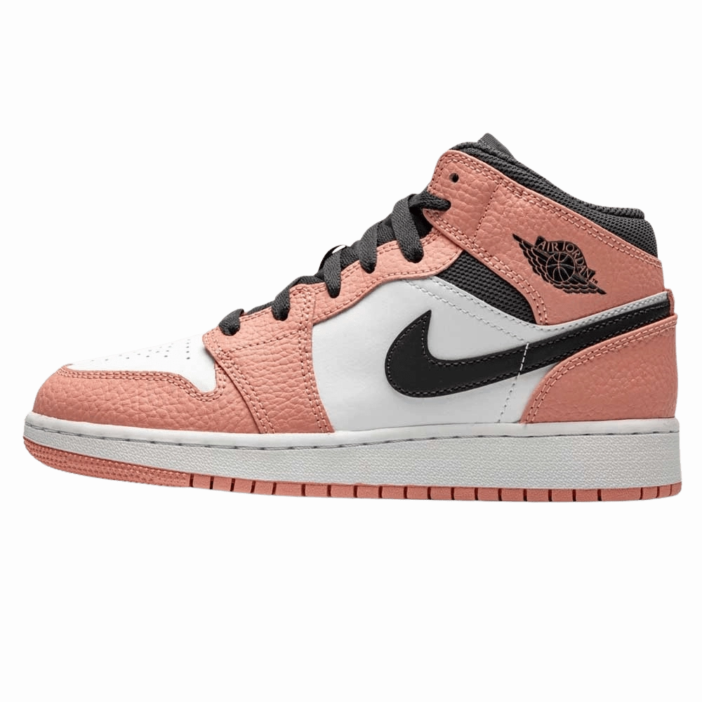 Air Jordan 1 Mid GS 'Pink Quartz' Air Jordan 1 Mid streetwear shoes