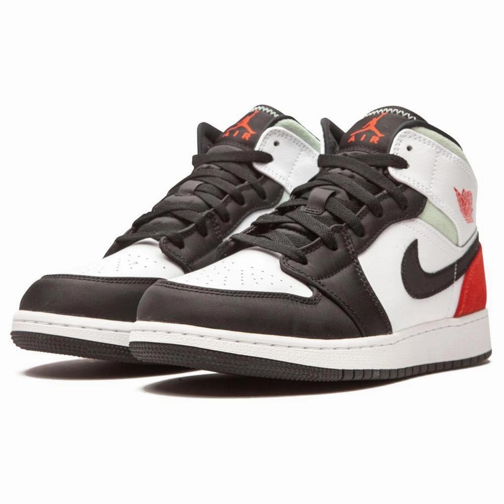 Air Jordan 1 Mid GS 'Red Mint' Air Jordan 1 Mid streetwear shoes