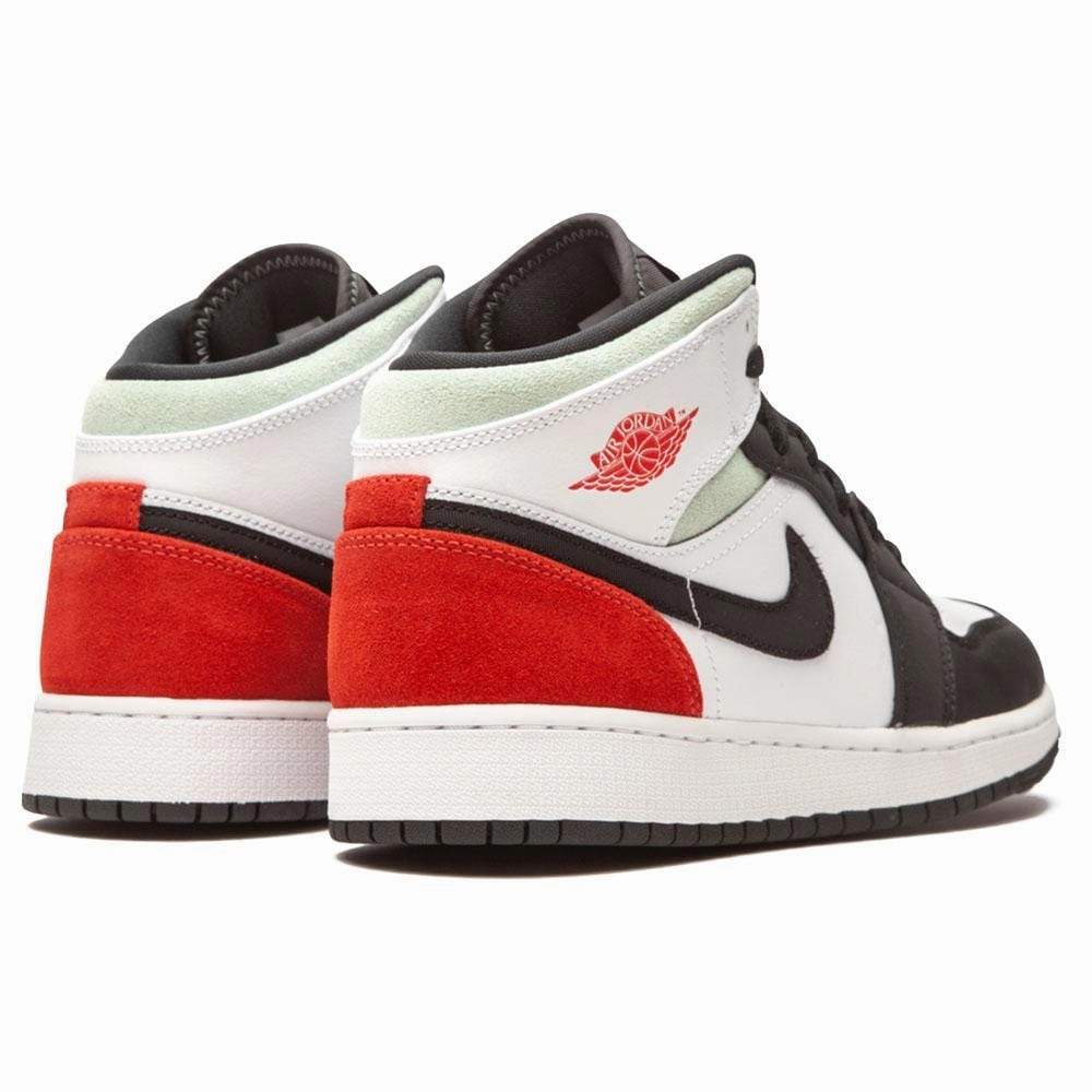 Air Jordan 1 Mid GS 'Red Mint' Air Jordan 1 Mid streetwear shoes