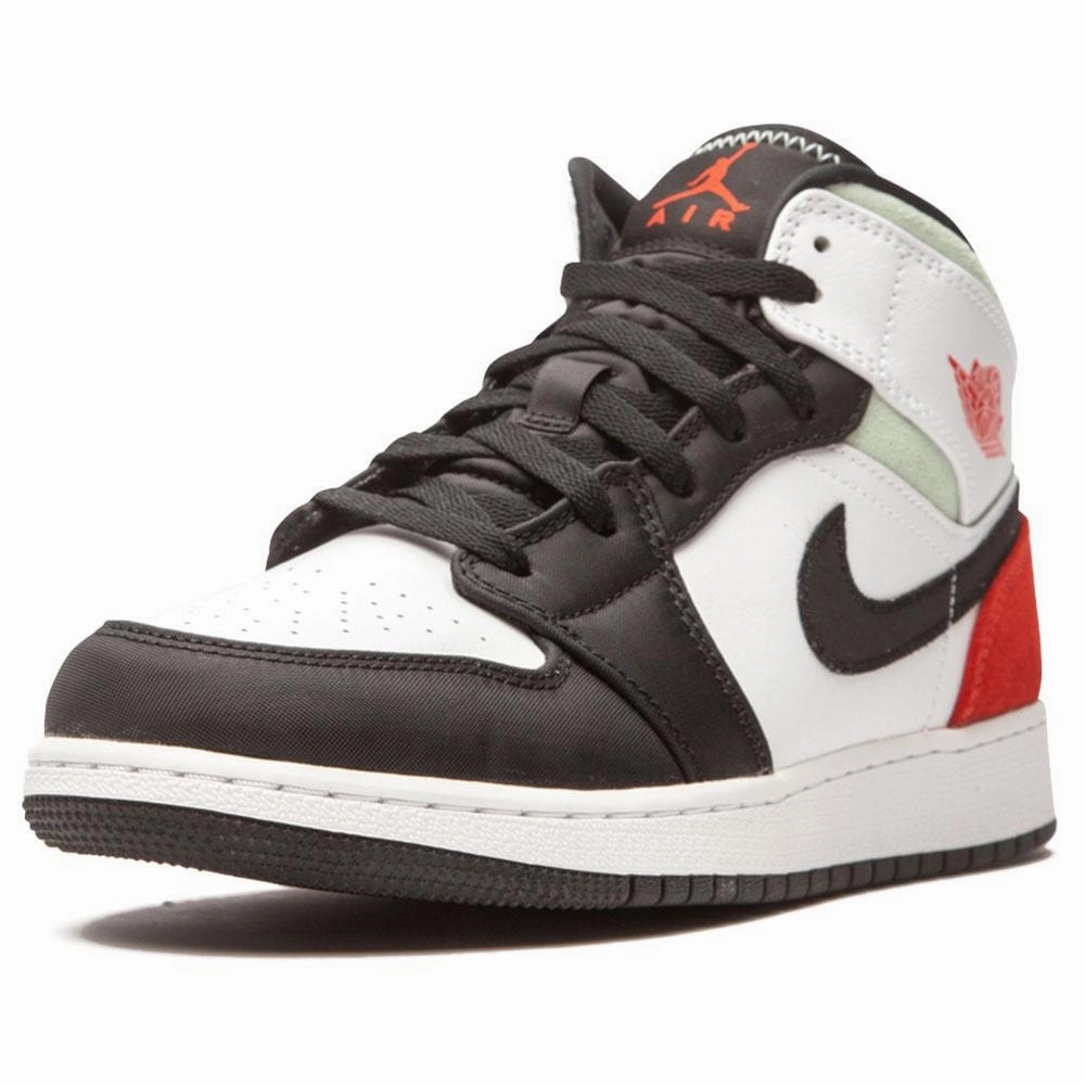 Air Jordan 1 Mid GS 'Red Mint' Air Jordan 1 Mid streetwear shoes
