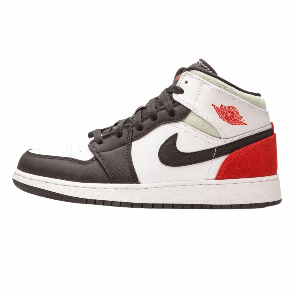 Air Jordan 1 Mid GS 'Red Mint' Air Jordan 1 Mid versatile shoes for daily wear