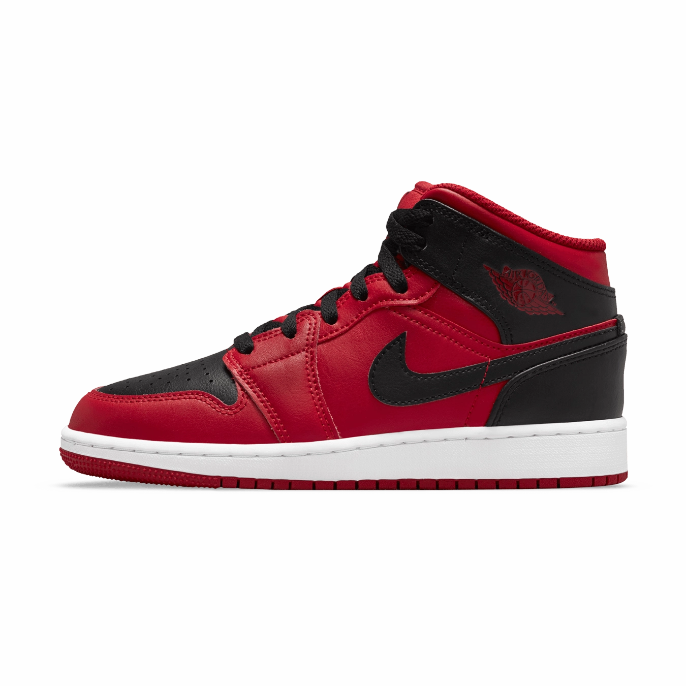 Air Jordan 1 Mid GS 'Reverse Bred' Air Jordan 1 Mid versatile shoes for daily wear