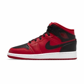 Air Jordan 1 Mid GS 'Reverse Bred' Air Jordan 1 Mid versatile shoes for daily wear