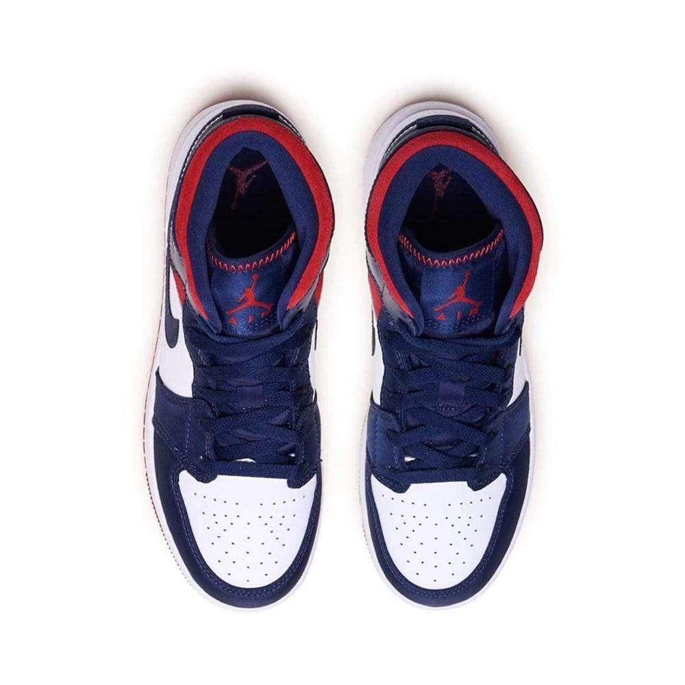 Air Jordan 1 Mid GS 'USA Olympic' Air Jordan 1 Mid streetwear shoes
