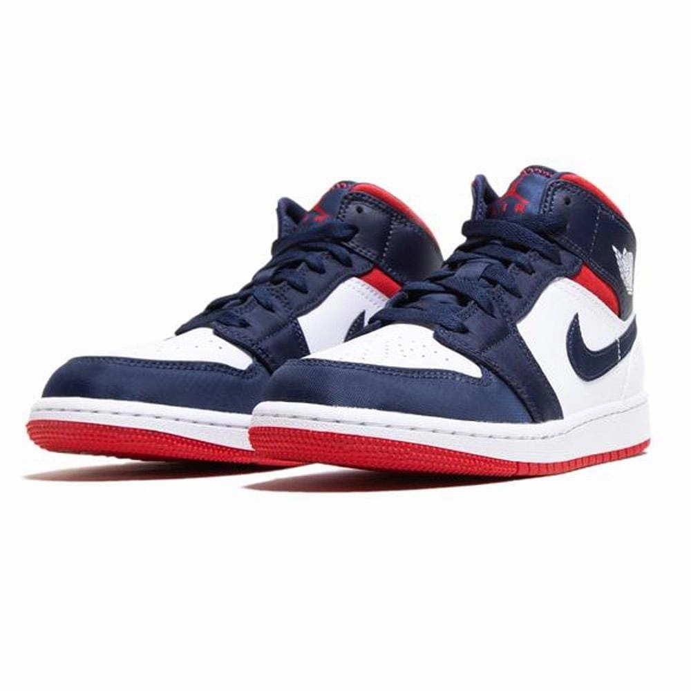 Air Jordan 1 Mid GS 'USA Olympic' Air Jordan 1 Mid streetwear shoes