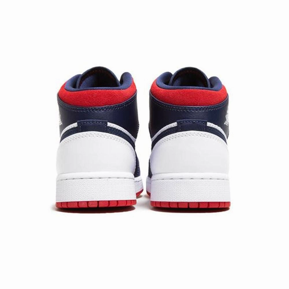 Air Jordan 1 Mid GS 'USA Olympic' Air Jordan 1 Mid streetwear shoes