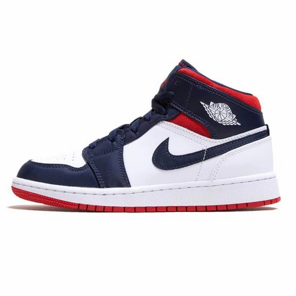 Air Jordan 1 Mid GS 'USA Olympic' Air Jordan 1 Mid streetwear shoes