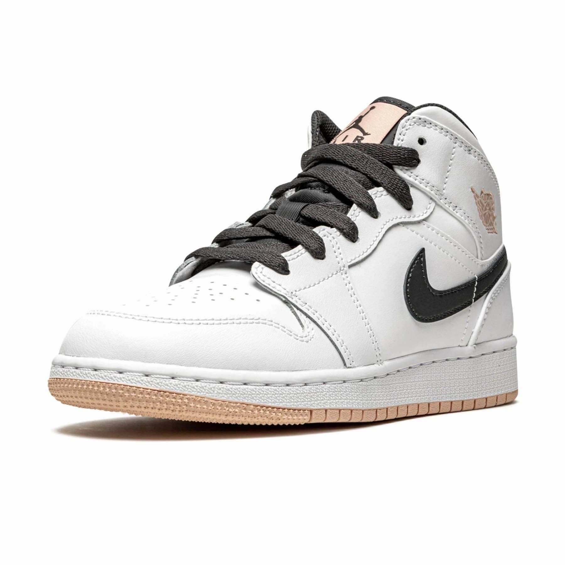 Air Jordan 1 Mid GS 'White Arctic Orange' Air Jordan 1 Mid streetwear shoes