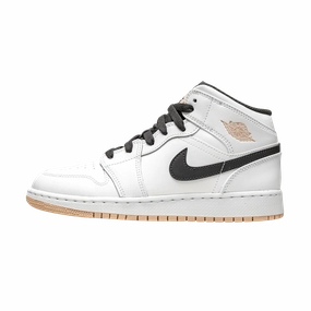 Air Jordan 1 Mid GS 'White Arctic Orange' Air Jordan 1 timeless sneakers for Jordan fans