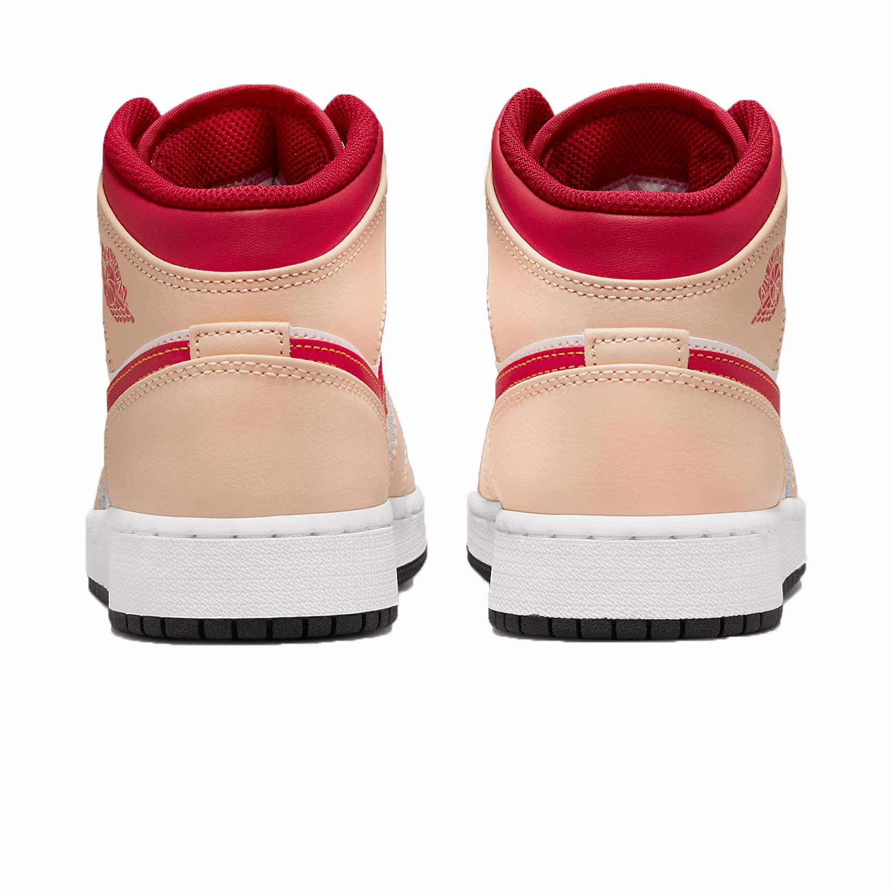 Air Jordan 1 Mid GS 'White Onyx Light Curry' Air Jordan 1 vintage style sneakers