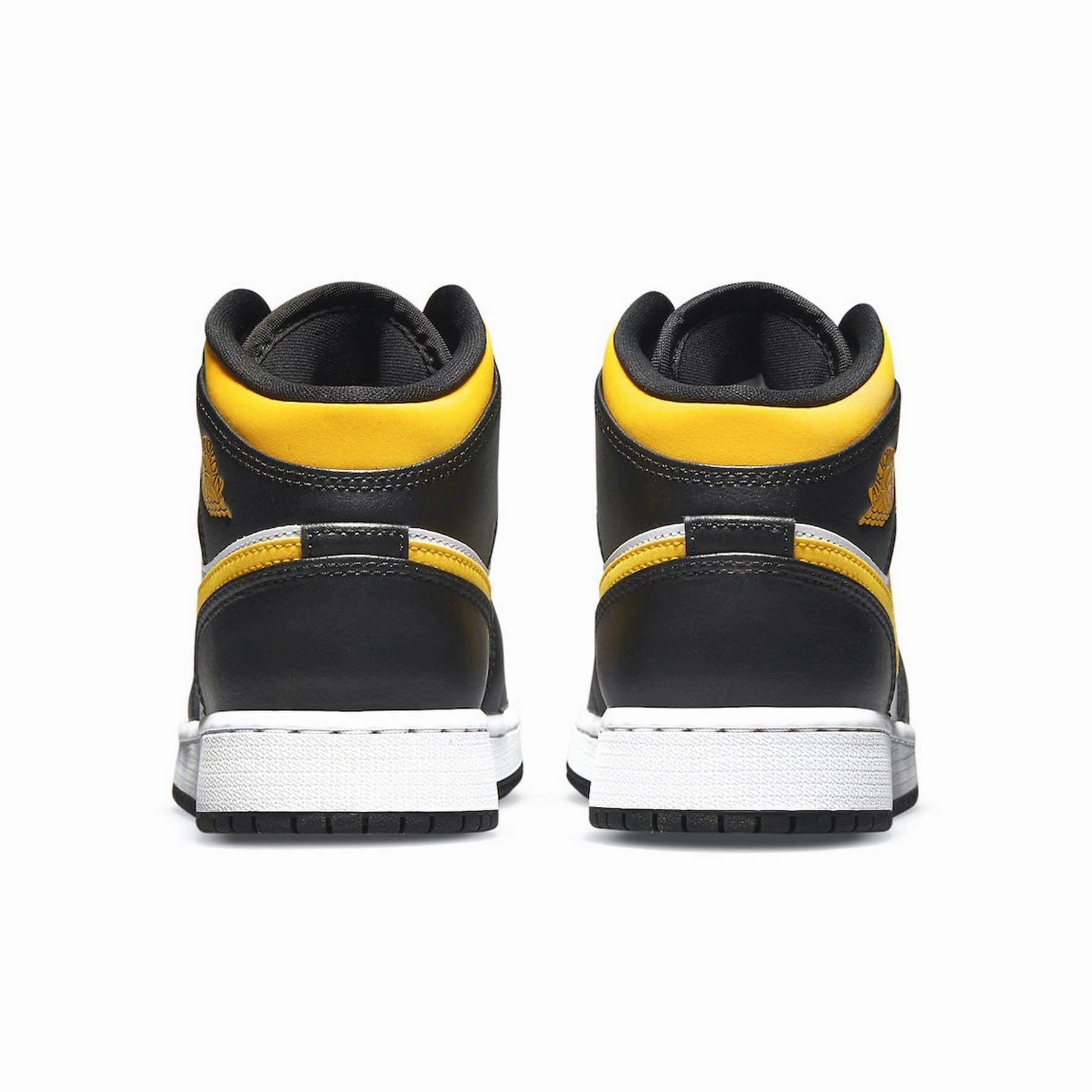 Air Jordan 1 Mid GS 'White Pollen Black' Air Jordan 1 Mid streetwear shoes