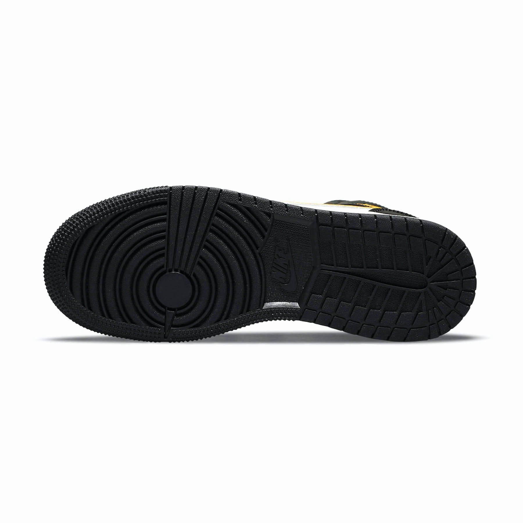 Air Jordan 1 Mid GS 'White Pollen Black' Air Jordan 1 Mid streetwear shoes