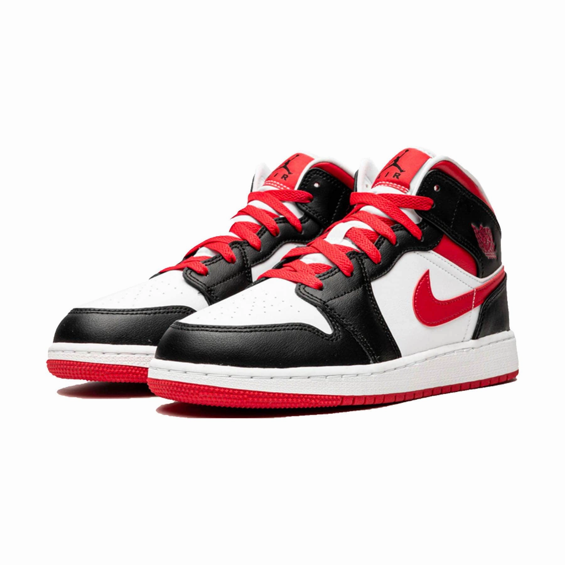 Air Jordan 1 Mid GS 'White Very Berry' Air Jordan 1 Mid streetwear shoes