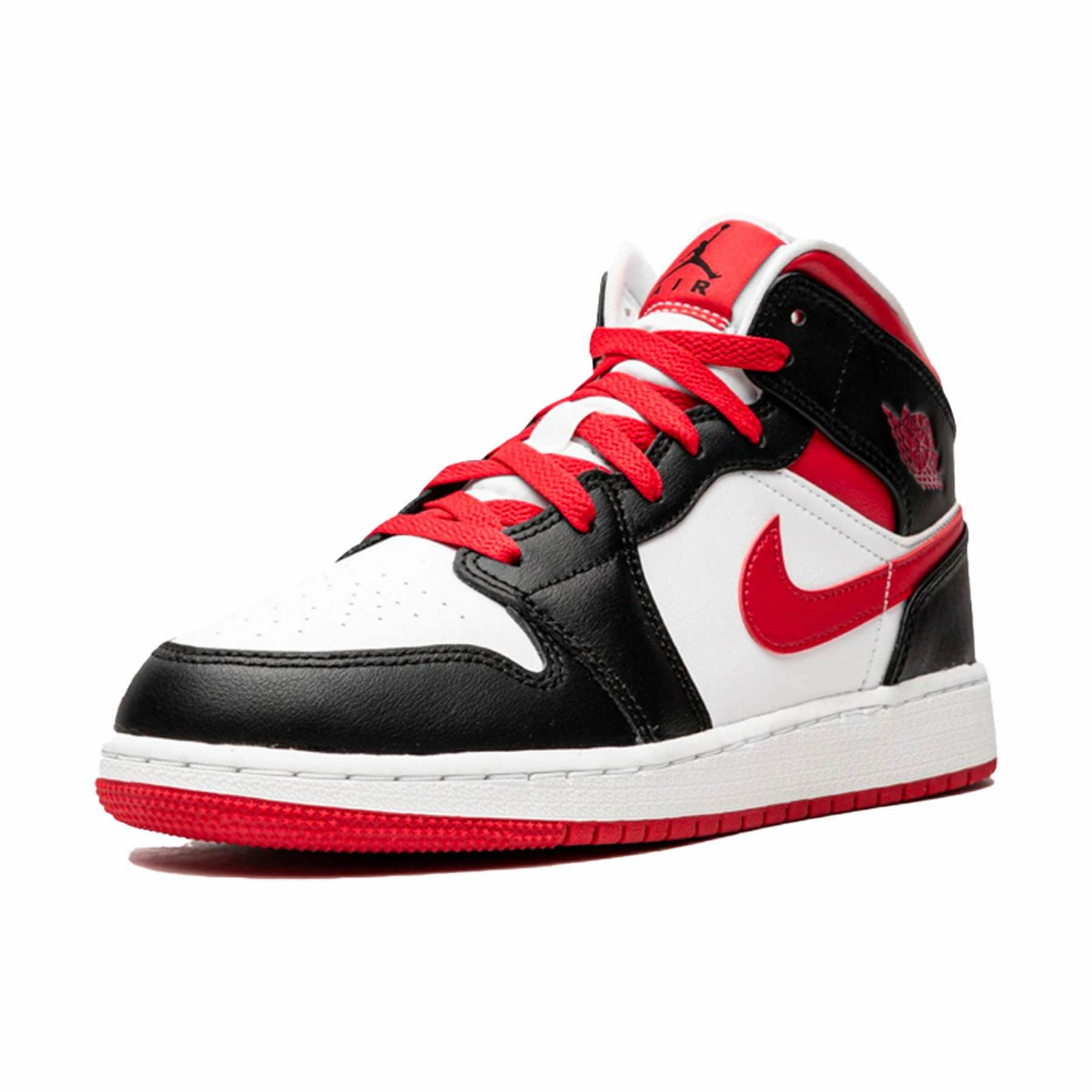 Air Jordan 1 Mid GS 'White Very Berry' Air Jordan 1 Mid streetwear shoes